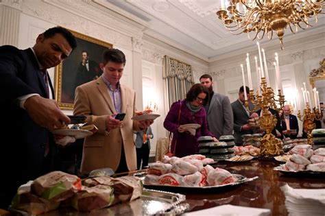 Donald Trump Serves Mcdonalds Feast After White House Chefs Walk Out