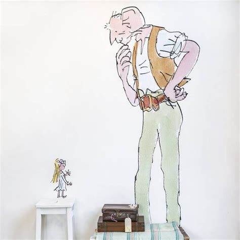 Quentin Blake The Bfg Wall Sticker Roald Dahl Wall Stickers Wall