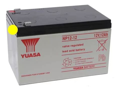 Bateria Yuasa Np V Ah Para Ups Alarmas Apc Emerson