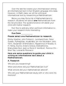 Mathematician Biography by Joan Davis | Teachers Pay Teachers