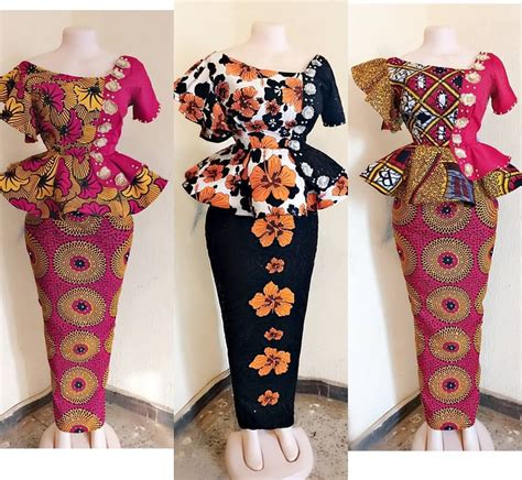 Latest Ankara Skirt And Blouse 2019 2020 For African Nigeria Wedding