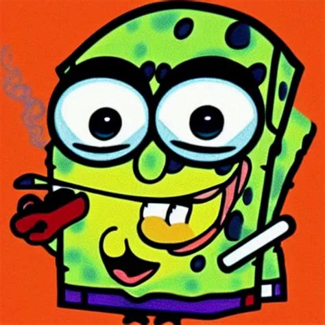 Spongebob Smoking Weed Stable Diffusion