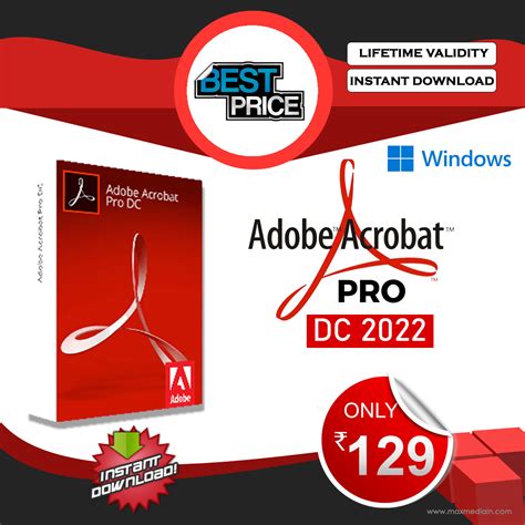 Adobe Acrobat Pro Dc 2022 For Windows Rs 129 Only Max Media