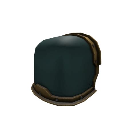 Teal Gold Steel Praetorian Right Pauldron Roblox