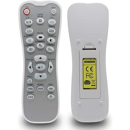 Amazon RICH LIGHTING Projector Remote Control For Optoma EH500