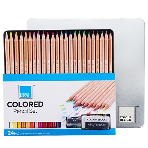 Colored Pencil Set - 24pc | Colored pencil set, Colored pencils, Color ...