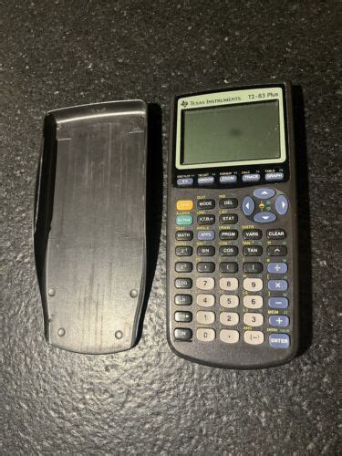 Texas Instruments TI 83 Plus Graphing Calculator Black