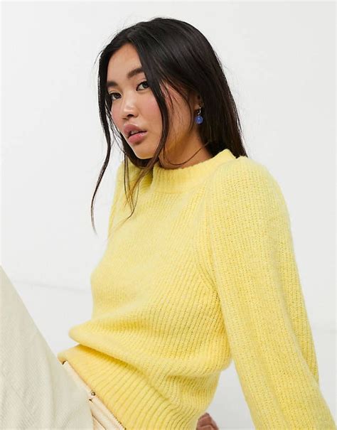 Monki Shop Monki T Shirts Shoes Jewellery Asos Yellow Sweater