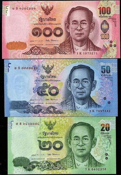 Thailand Set 3 Banknoten 20 50 100 Baht UNC Kaufen Auf Ricardo