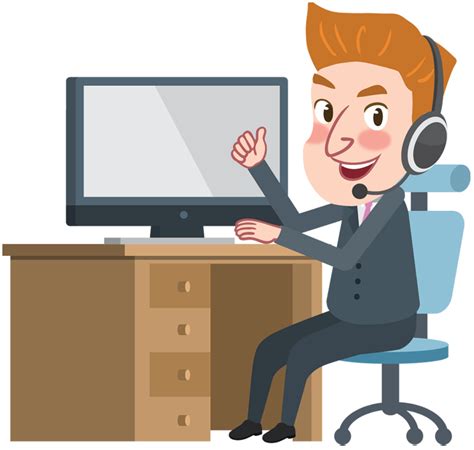 Man Using Computer PNG Transparent Man Using Computer.PNG Images. | PlusPNG