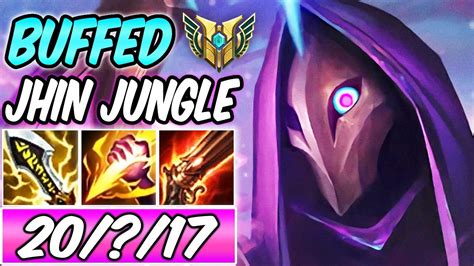 Jhin Jungle Kills Insane Buffs Full Crit Dark Harvest Build