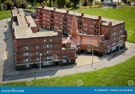 Miniature Village with Houses and People Stock Image - Image of urban, building: 142605057