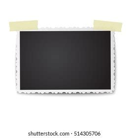 Realistic Vector Photo Frame Retro Figured Stock Vector Royalty Free