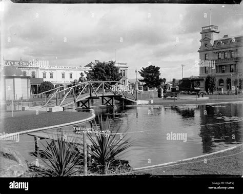 The Square Palmerston North Stock Photo Alamy