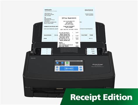 ScanSnap IX1600 Touch Screen Desktop Scanner Ricoh Scanners