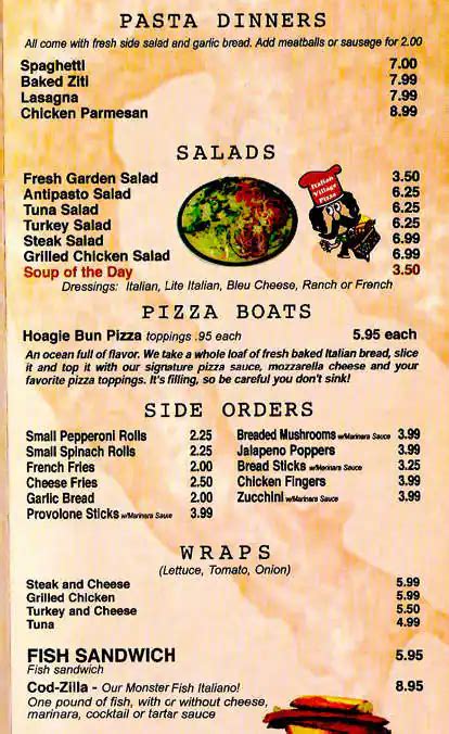 Italian Village Pizza Menu, Menu for Italian Village Pizza, East ...