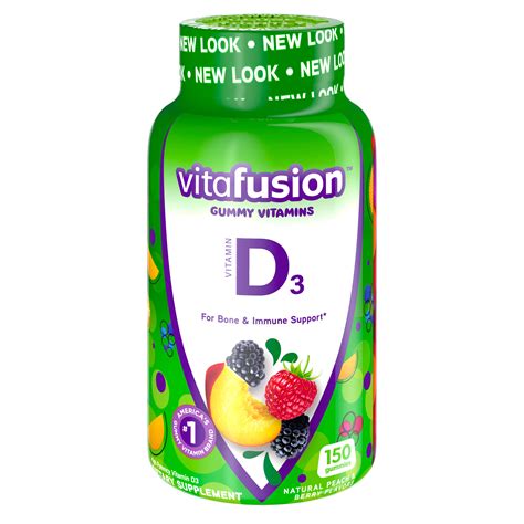 Vitafusion Vitamin D3 2000 Iu Gummy Vitamins For Adults Assorted