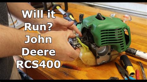 John Deere Rcs400 Trimmer Edger Hedge Cutter Combo Will It Run Youtube