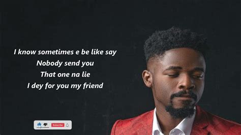 Johnny Drille How Are You My Friend Official Lyrics Youtube