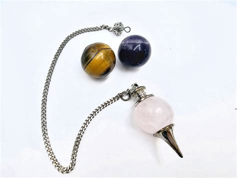 Pendulum Box Set Amethyst Tigers Eye Rose Quartz Hello Indigo Halo