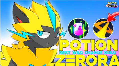 Potion Zeraora Is Insanely Op In Solo Q With Best Emblem Build Of Wildcharge Pokemon Unite