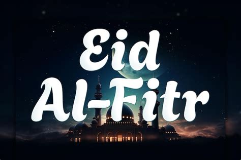 Premium PSD | Eid al fitr mubarak islamic decoration celebration