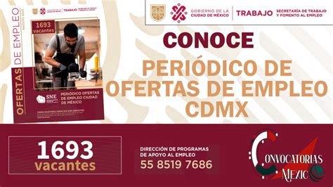 ≫ ¿ya Conocías El Periódico De Ofertas De Empleo De La Cdmx ️