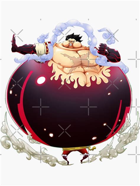 "Gear Fourth Tankman Luffy One piece" Sticker for Sale by Otaku-Area ...