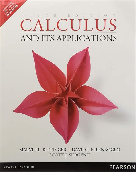 Calculus And Its Applications 10The Edition David M Levine Mark L