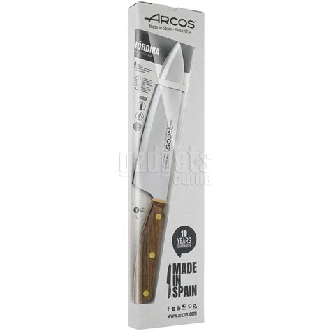 Cuchillo Cocinero Arcos Nordika Madera Cm Gadgets Cuina