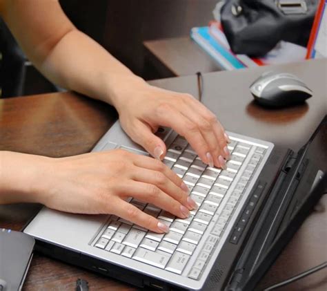 Hands On Keyboard Fast Typing Stock Photo By Simply 5766120