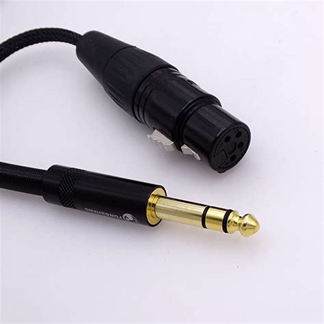 Amazon Co Jp 1 4 6 35mm Male To 4 Pin Xlr Female Balanced Audio