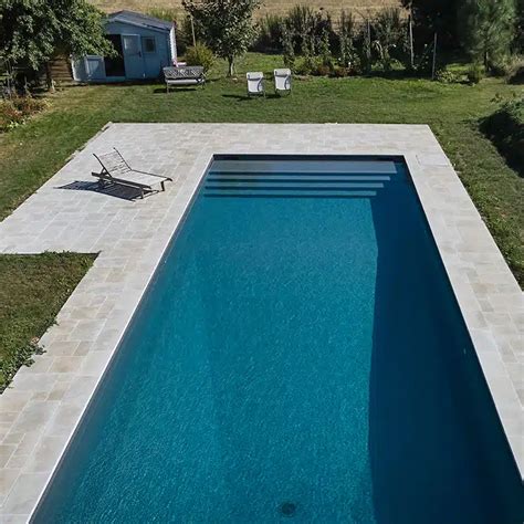 Sublime Piscine En Dallage Mera Gris Pierre Et Parquet