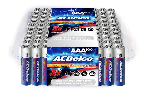 Acdelco Count Aaa Batteries Maximum Power Super Alkaline Battery