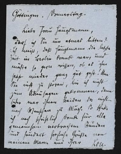 Brief Von Lou Andreas Salom An Margarete Hauptmann Europeana