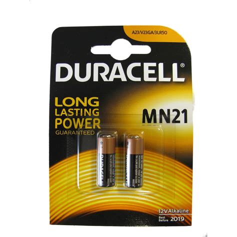 Duracell MN21 Batterie Varta V23GA GP23A K23A LRV08 Scadenza 2019