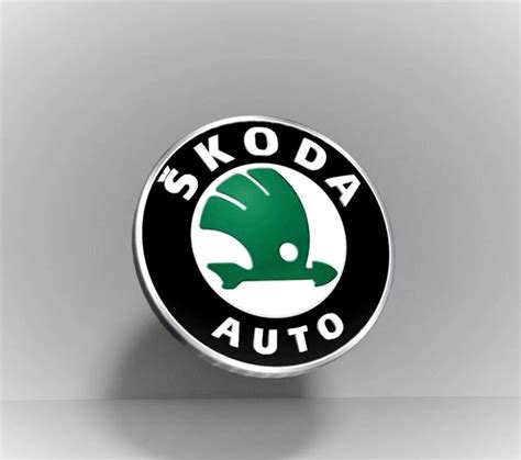 Skoda Logo Emblem 3d Model