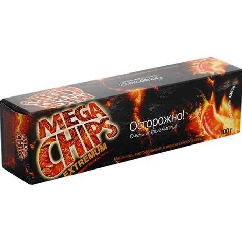 Чипсы «Mega Chips» Extremum, со вкусом тайского перца, 100 г купить в ...