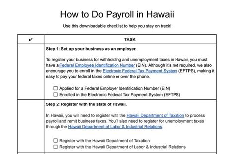 Payroll In Hawaii Everything Employers Need To Know