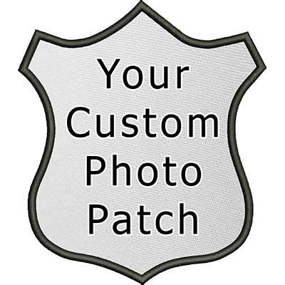 Indestructible Custom Photo Print Patch Crest Police Badge Size 3"-14 ...