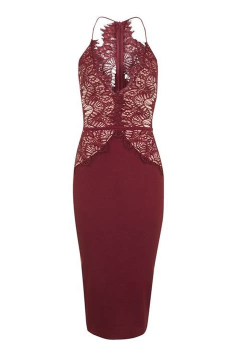 Contrast Scallop Lace Midi Dress By Rare Topshop Outfit Lace Midi