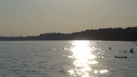 Sparking Reflection On Water Near Beach Stock Footage SBV-347376799 ...