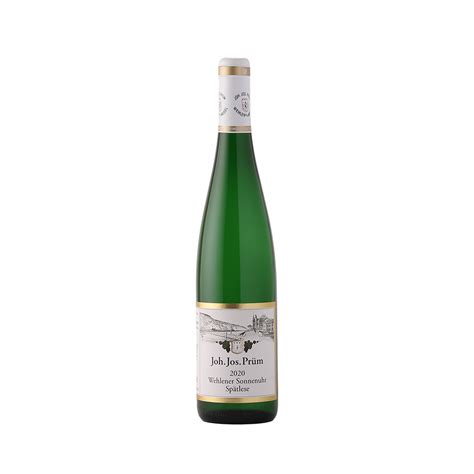 Joh Jos Pr M Wehlener Sonnenuhr Sp Tlese Riesling White Wine