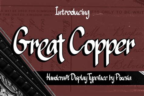 Copper Font Free Download - FreeFontDL