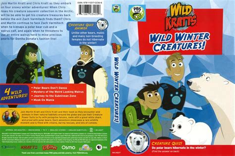 Wild Kratts: Wild Winter Creatures (2017) R1 DVD Cover - DVDcover.Com