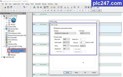 PLC Inovance Modbus RTU Omron E5CC Tutorial Plc247