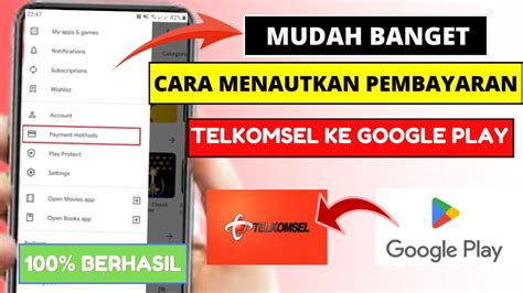 Cara Memunculkan Metode Pembayaran Telkomsel Di Google Play Store