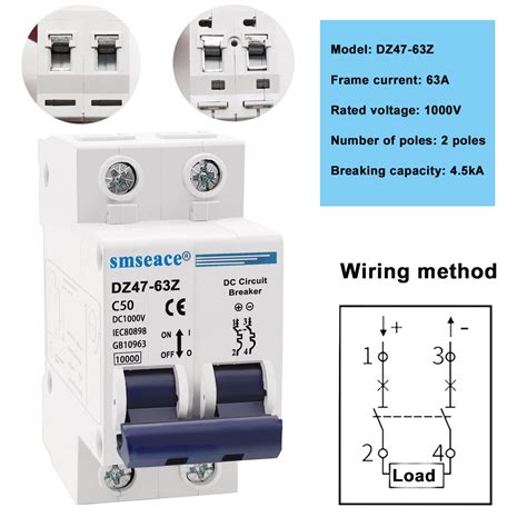 Snapklik Smseace Dc Miniature Circuit Breaker V Low Voltage