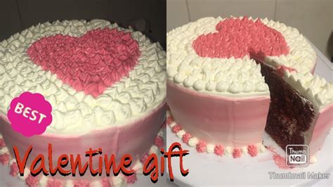 Valentines Day Special Cake For Beginners Thathus World Youtube