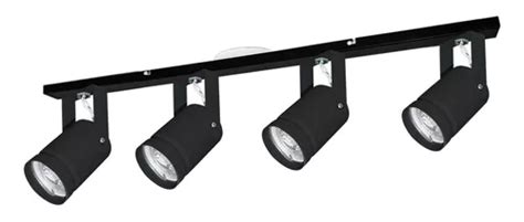 Aplique Riel Teatro Techo 4 Luces Spot Apto Dicro Led Gu10